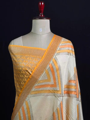 Pure Banarasi Crepe Saree 