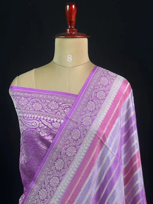 Pure Banarasi Crepe Silk Saree 