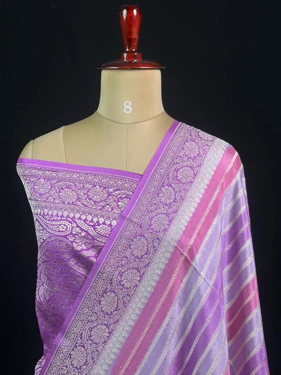 Pure Banarasi Crepe Silk Saree 