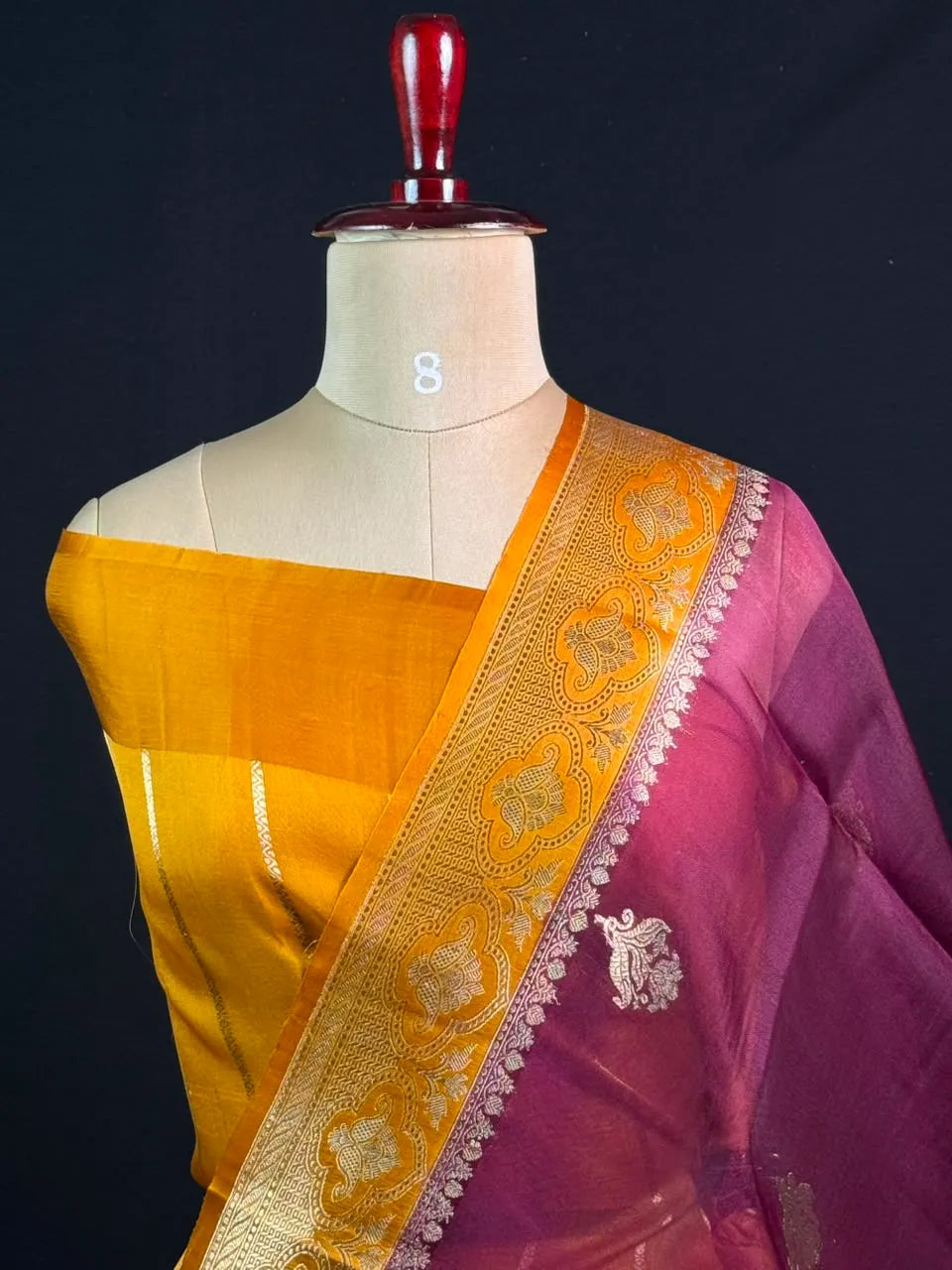 Classic Pure Organza Silk Saree with Exquisite Zari Detailing