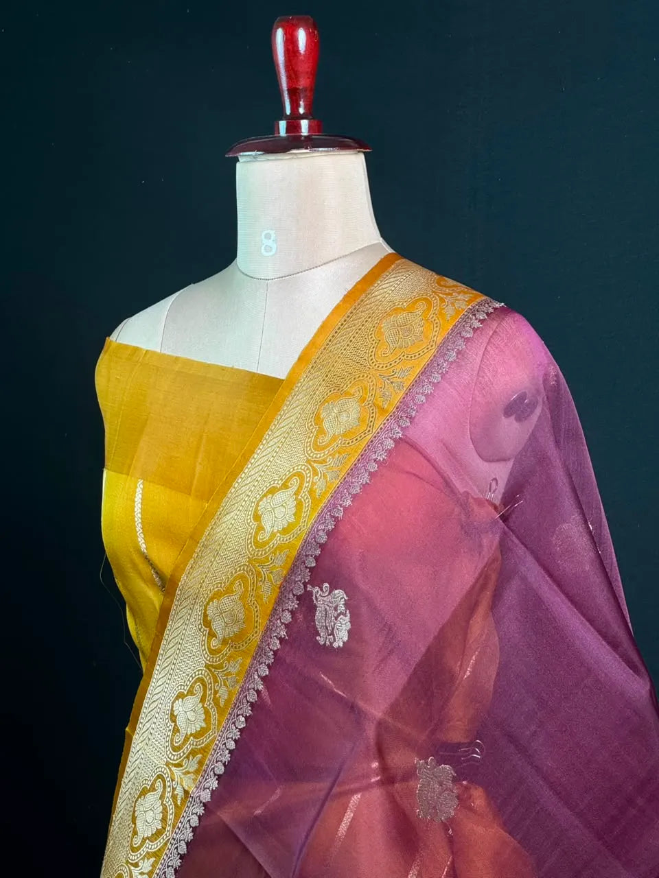 Classic Pure Organza Silk Saree with Exquisite Zari Detailing
