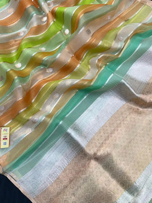 Timeless Elegance in Pure Tissue Kota Silk