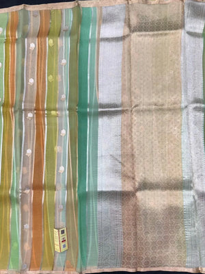 Timeless Elegance in Pure Tissue Kota Silk