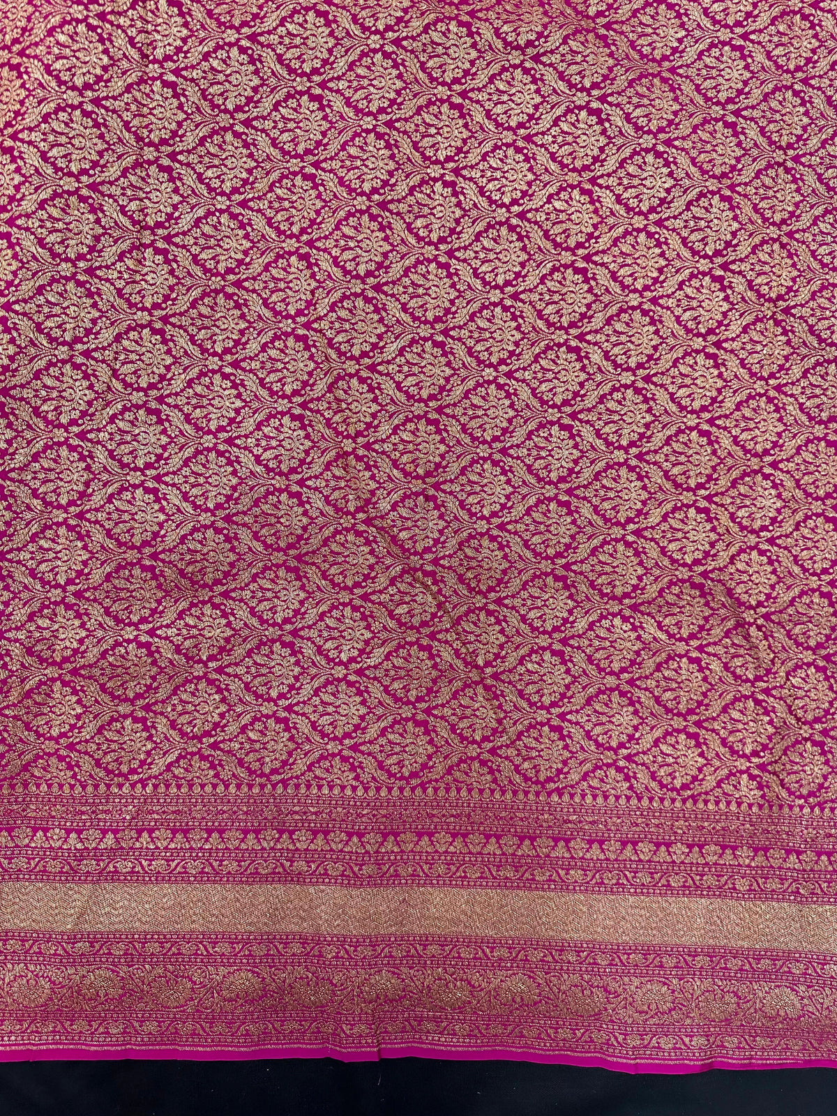 Pure Banarasi Crepe Saree