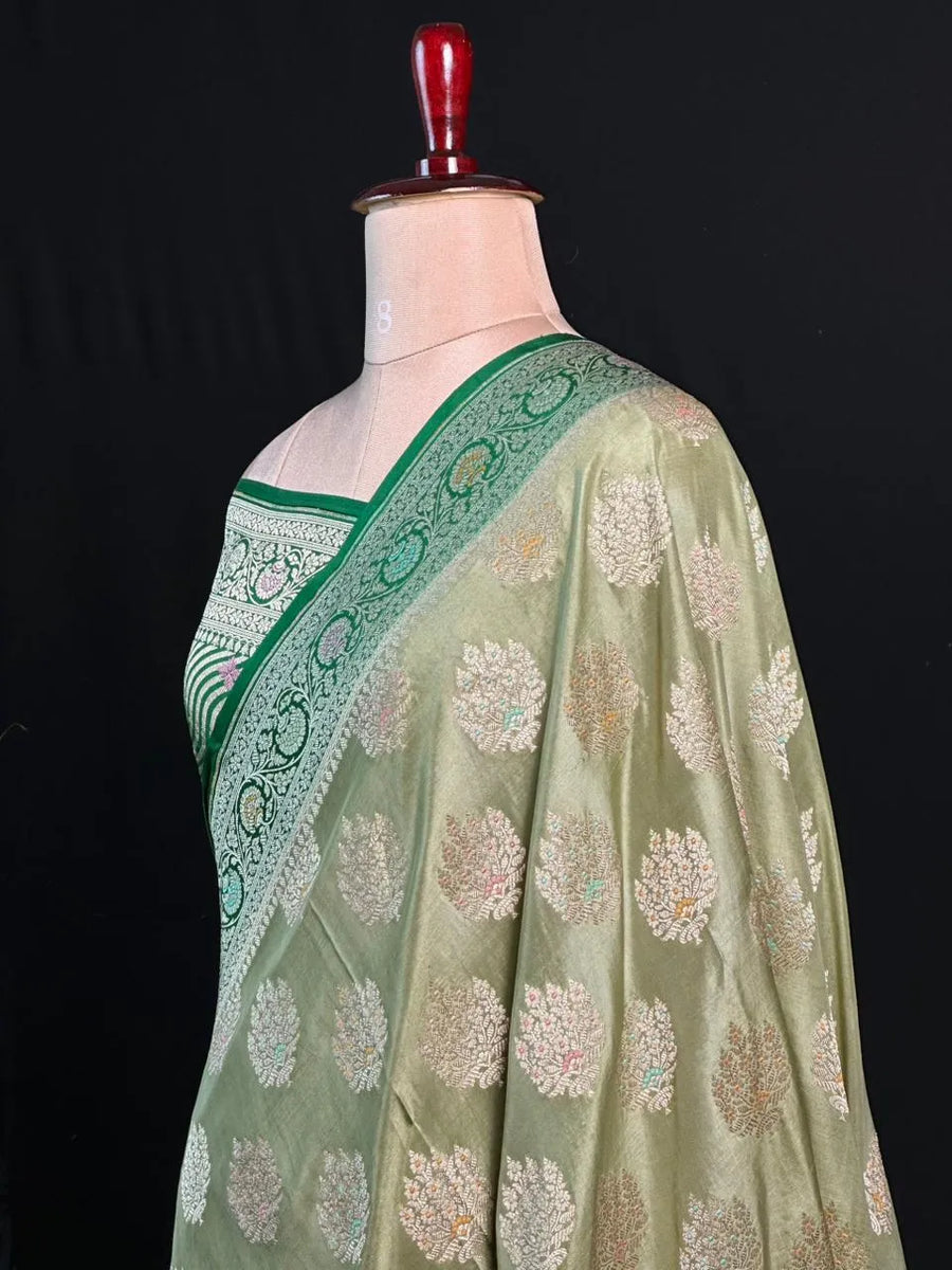 Wedding Special Pure Dyable Katan Silk Saree–Premium Quality 
