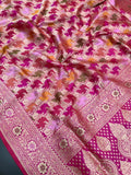 Pure Banarasi Katan Rangart Silk Saree
