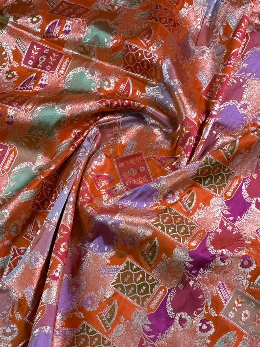 Pure Katan Tilfi Silk Saree