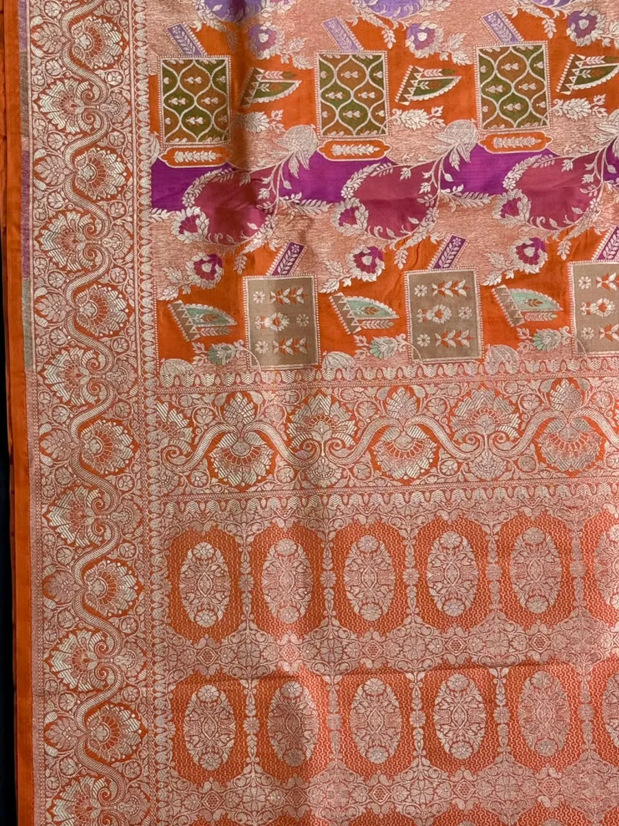 Pure Katan Tilfi Silk Saree