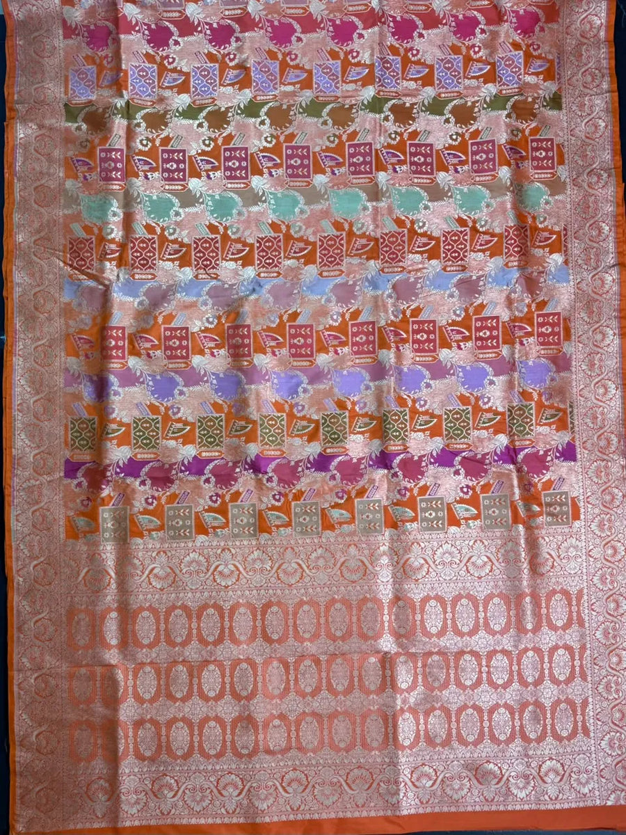 Pure Katan Tilfi Silk Saree