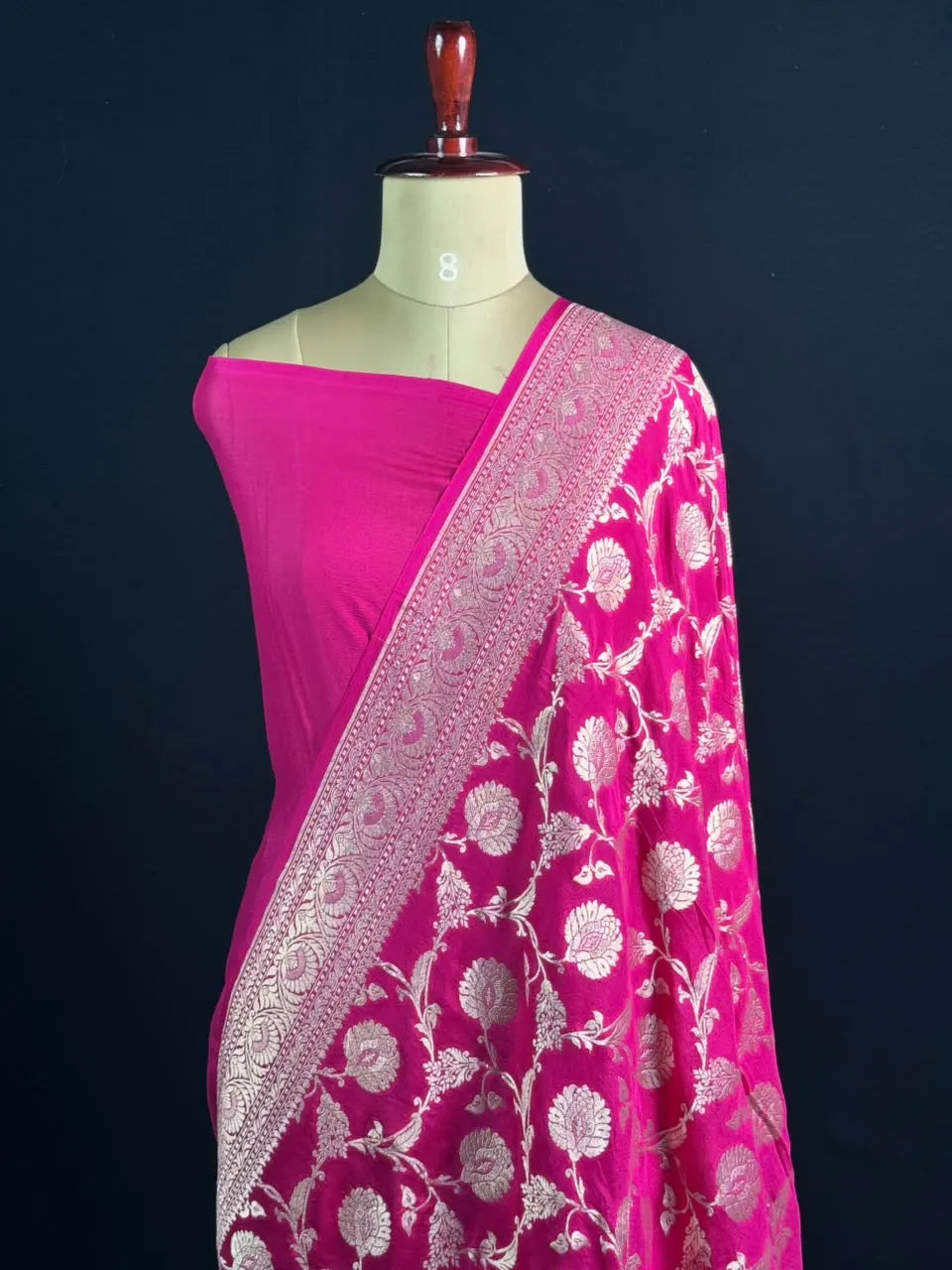 Charming Pure Georgette Silk Saree 