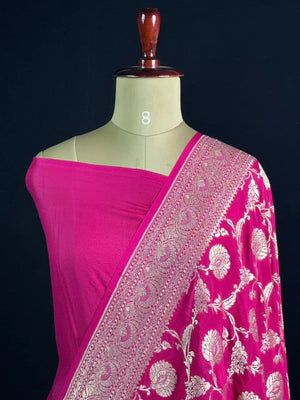 Charming Pure Georgette Silk Saree 