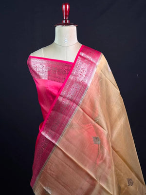 Classic Pure Organza Silk Saree with Exquisite Zari Detailing