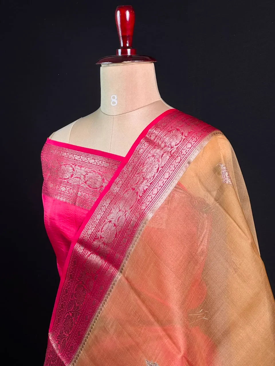 Classic Pure Organza Silk Saree with Exquisite Zari Detailing