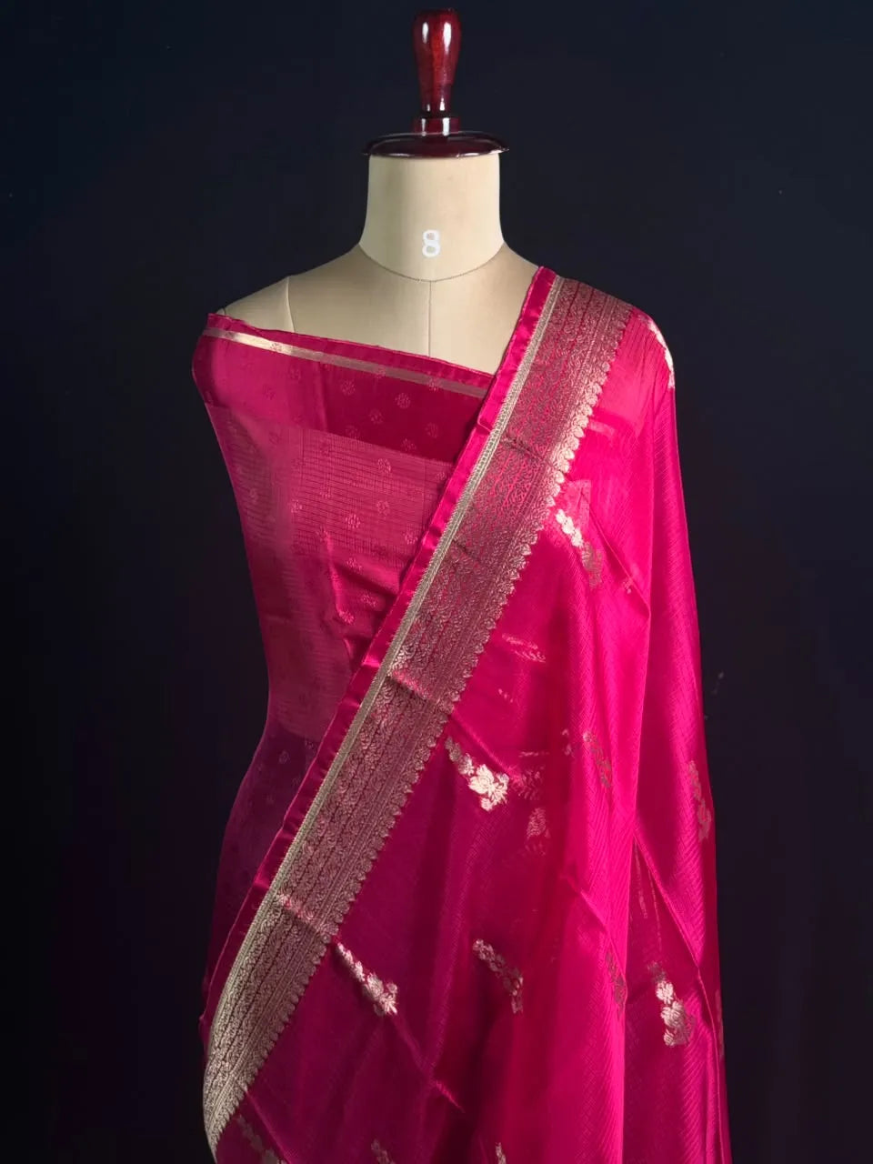 Pure Mashru Kota Silk Saree – Lightweight 