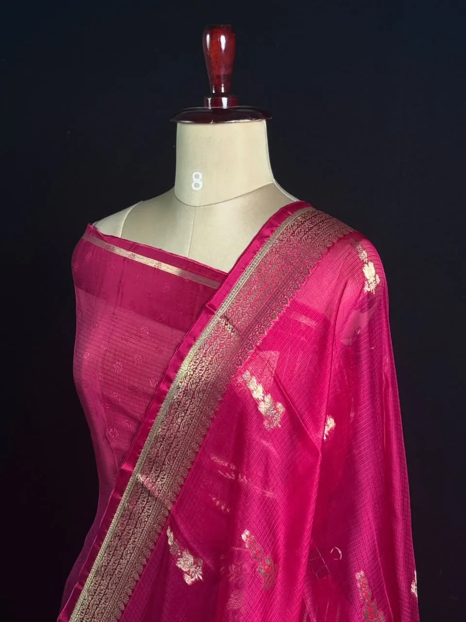 Pure Mashru Kota Silk Saree – Lightweight 