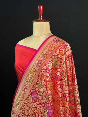 Banarasi Inspired Pure Patola Katan Silk