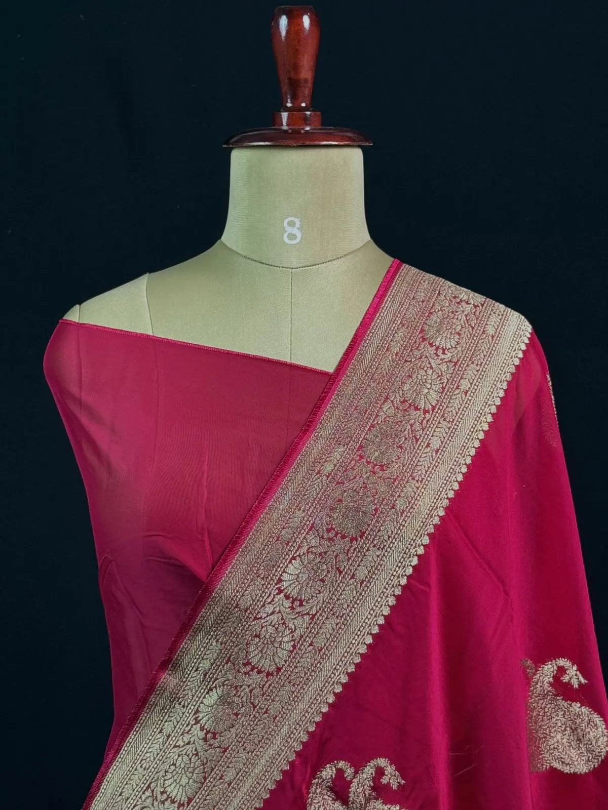 Premium Pure Viscose Semi Banarasi Saree – Traditional Ethnic Wear