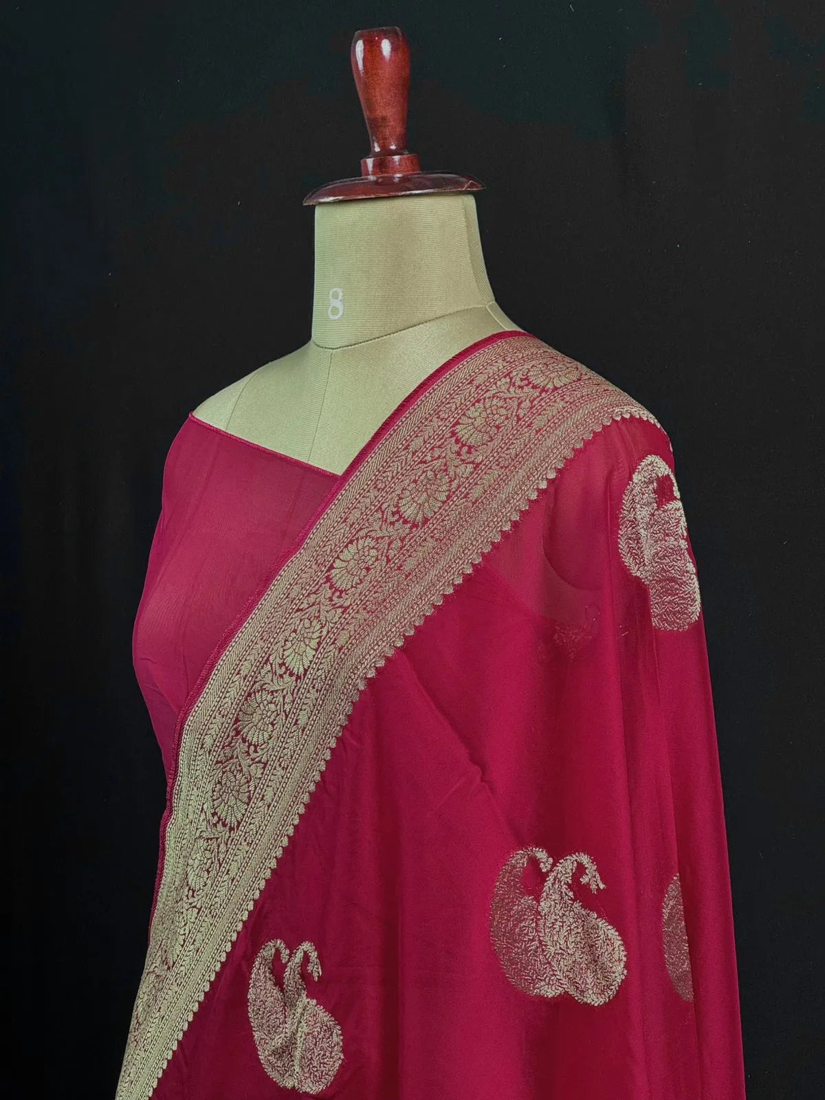 Premium Pure Viscose Semi Banarasi Saree – Traditional Ethnic Wear