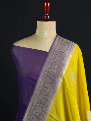 Pure Viscose Semi Banarasi Saree
