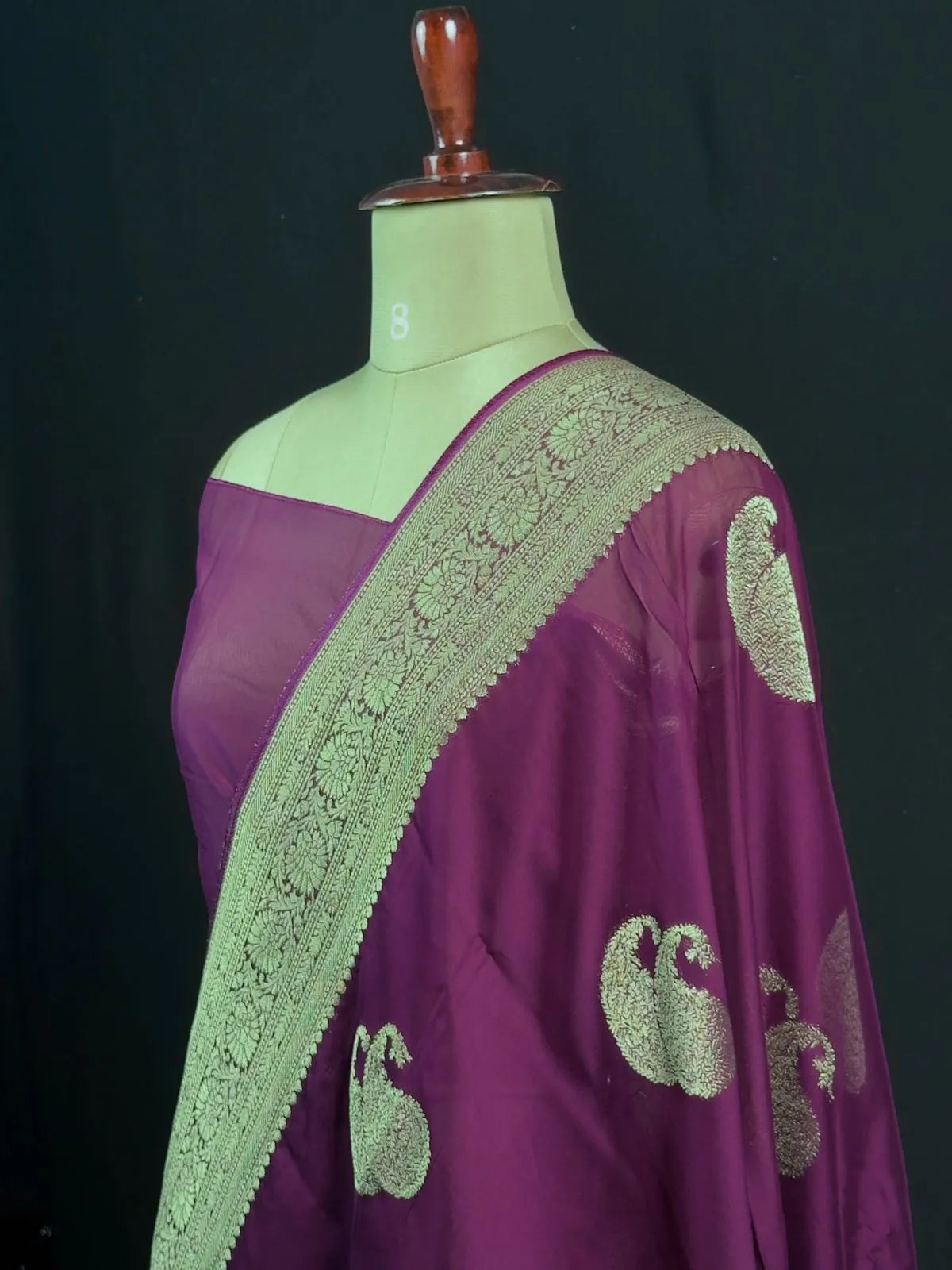 Premium Pure Viscose Semi Banarasi Saree – Traditional Ethnic Wear