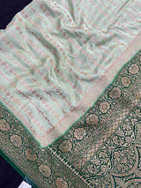 Pure Banarasi Crepe Saree