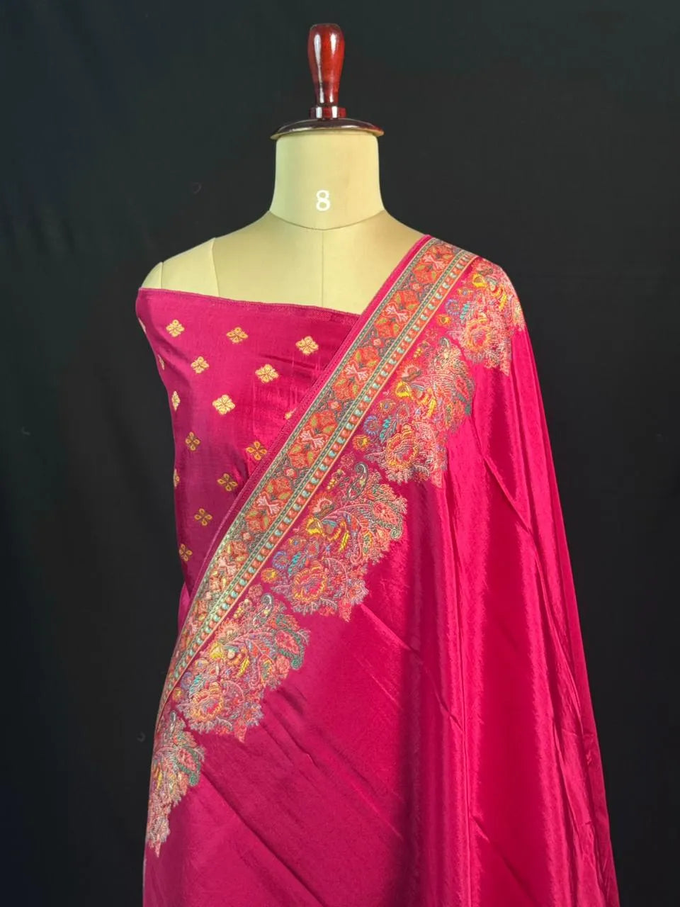 Ultra-Soft Pashmina Silk – Winter Luxury Saree