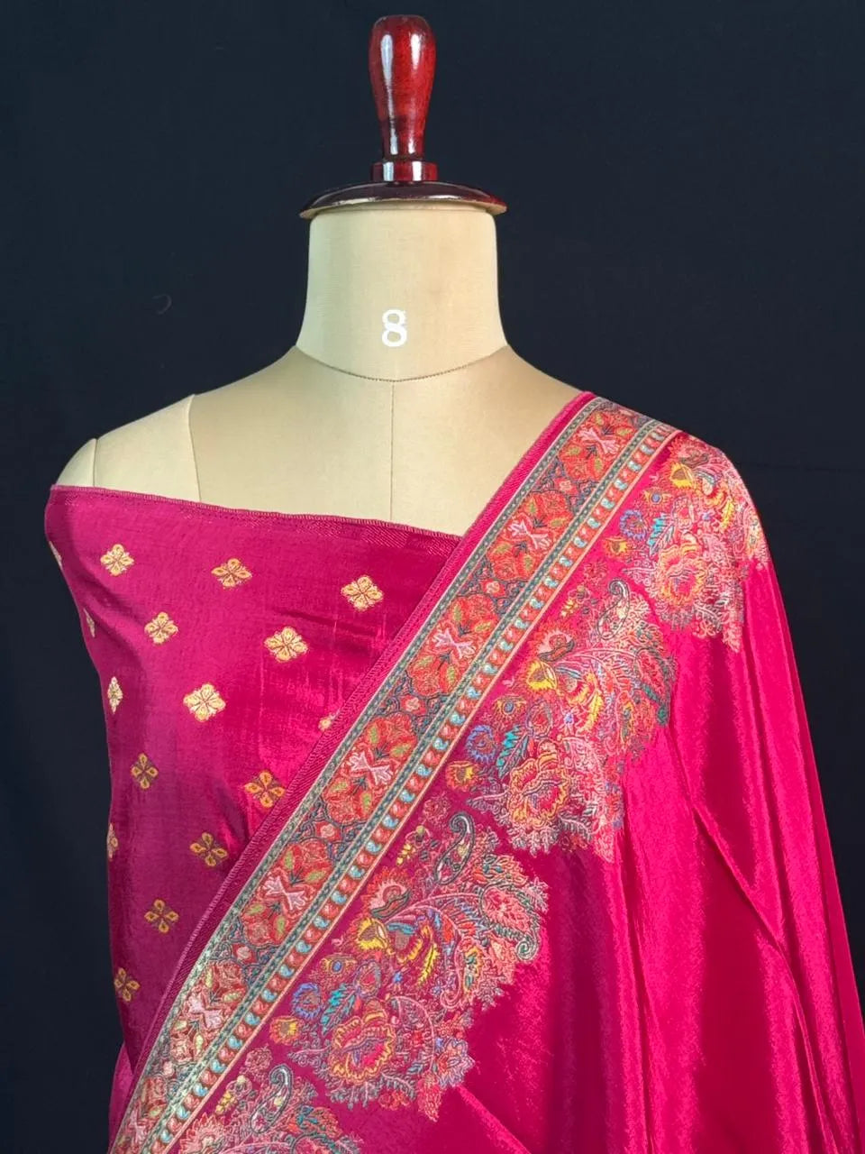 Ultra-Soft Pashmina Silk – Winter Luxury Saree