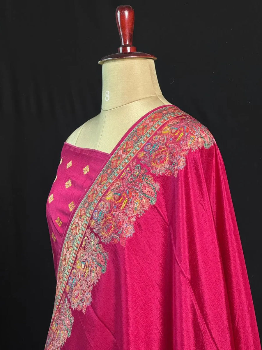 Ultra-Soft Pashmina Silk – Winter Luxury Saree