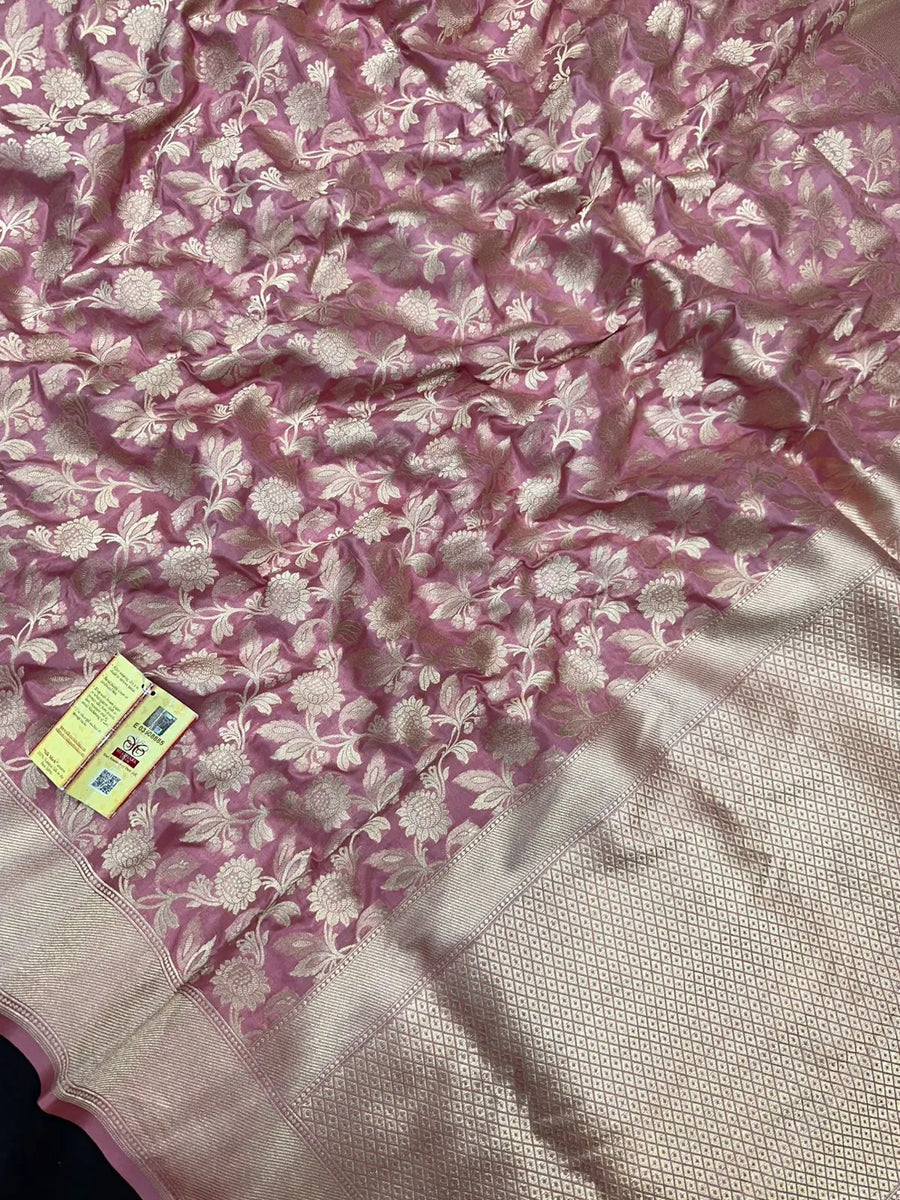 Pure Katan Silk Saree – Eternal Elegance for Every Occasion-Plain Pure Katan Silk