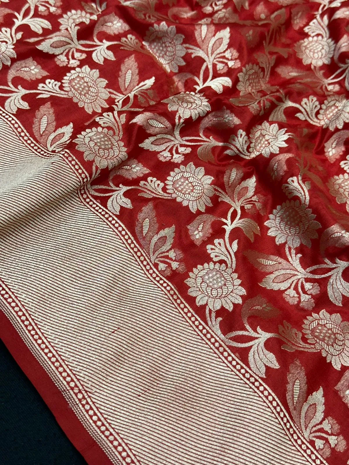 Pure Katan Silk Saree – Eternal Elegance for Every Occasion-Plain Pure Katan Silk