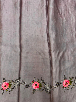 Charming Viscose Silk Saree with Modern Appeal (Print Vastra)