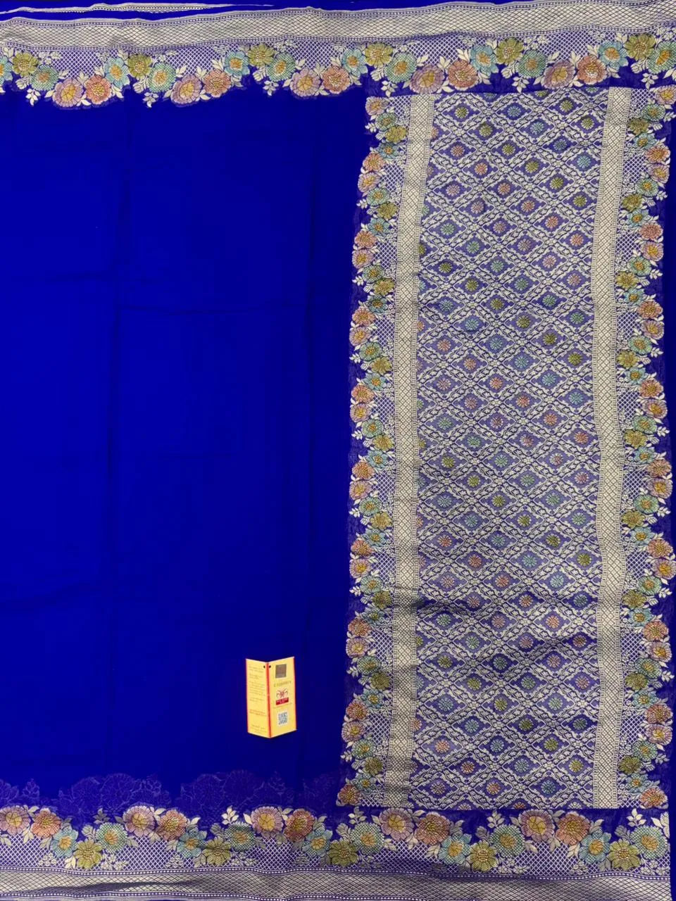 Royal Pure Khaddi Georgette Saree with Rich Traditional Weaving-Pure Actor Collection