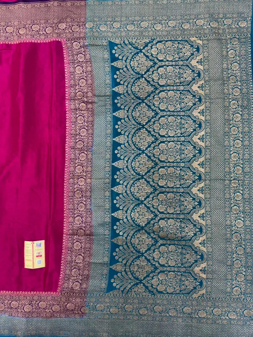 Pure Banarasi 3D Crepe Silk Saree