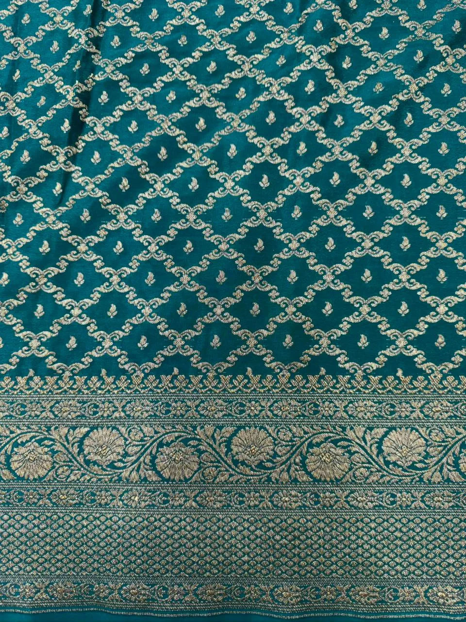 Pure Banarasi 3D Crepe Silk Saree