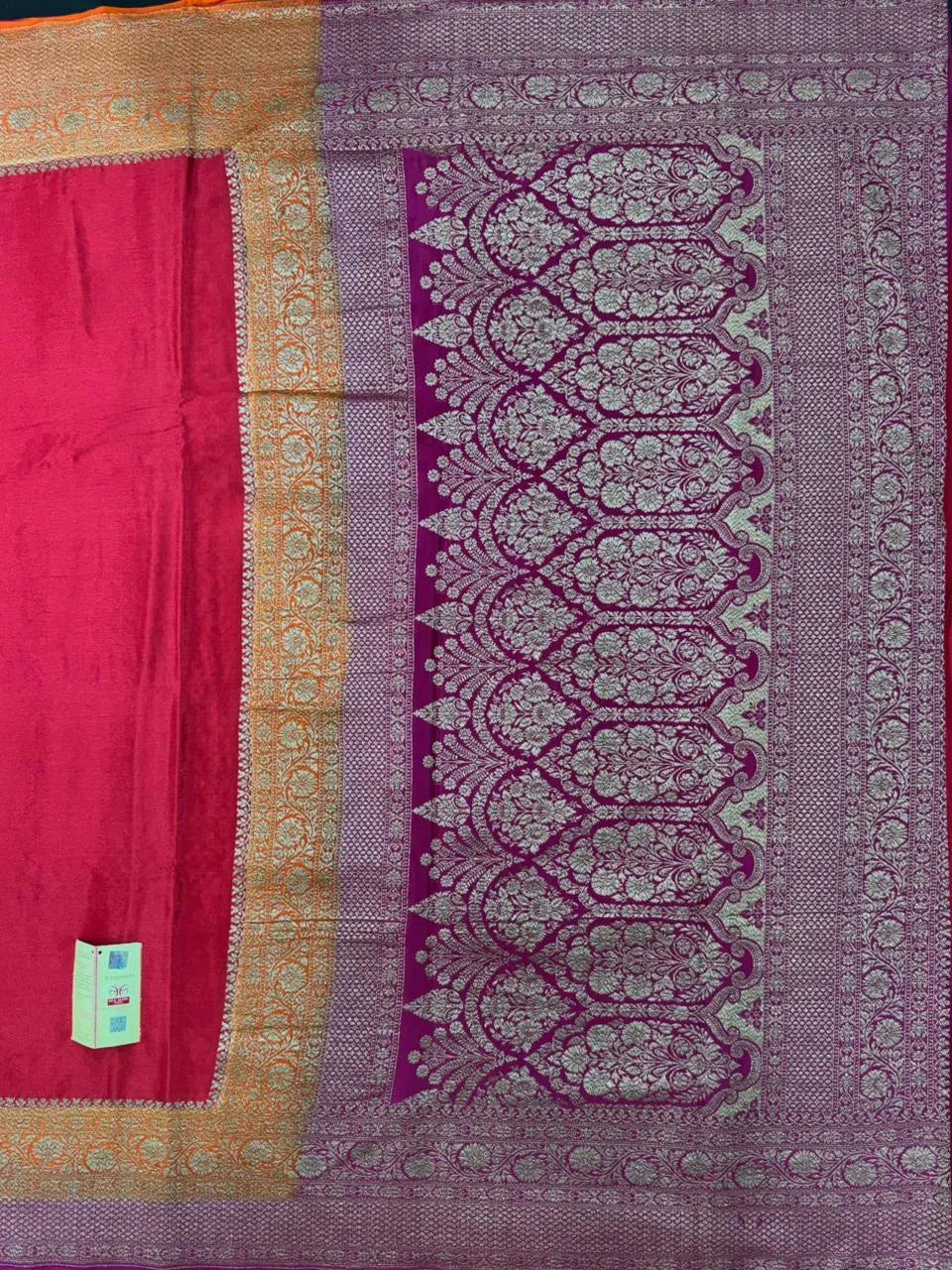 Pure Banarasi 3D Crepe Silk Saree