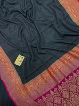 Pure Banarasi 3D Crepe Silk Saree