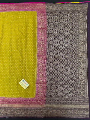 Pure Banarasi 3D Crepe Silk Saree 