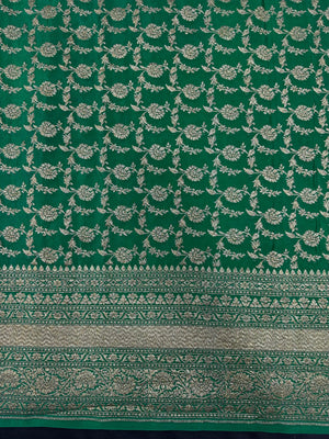 Pure Banarasi 3D Crepe Silk Saree 