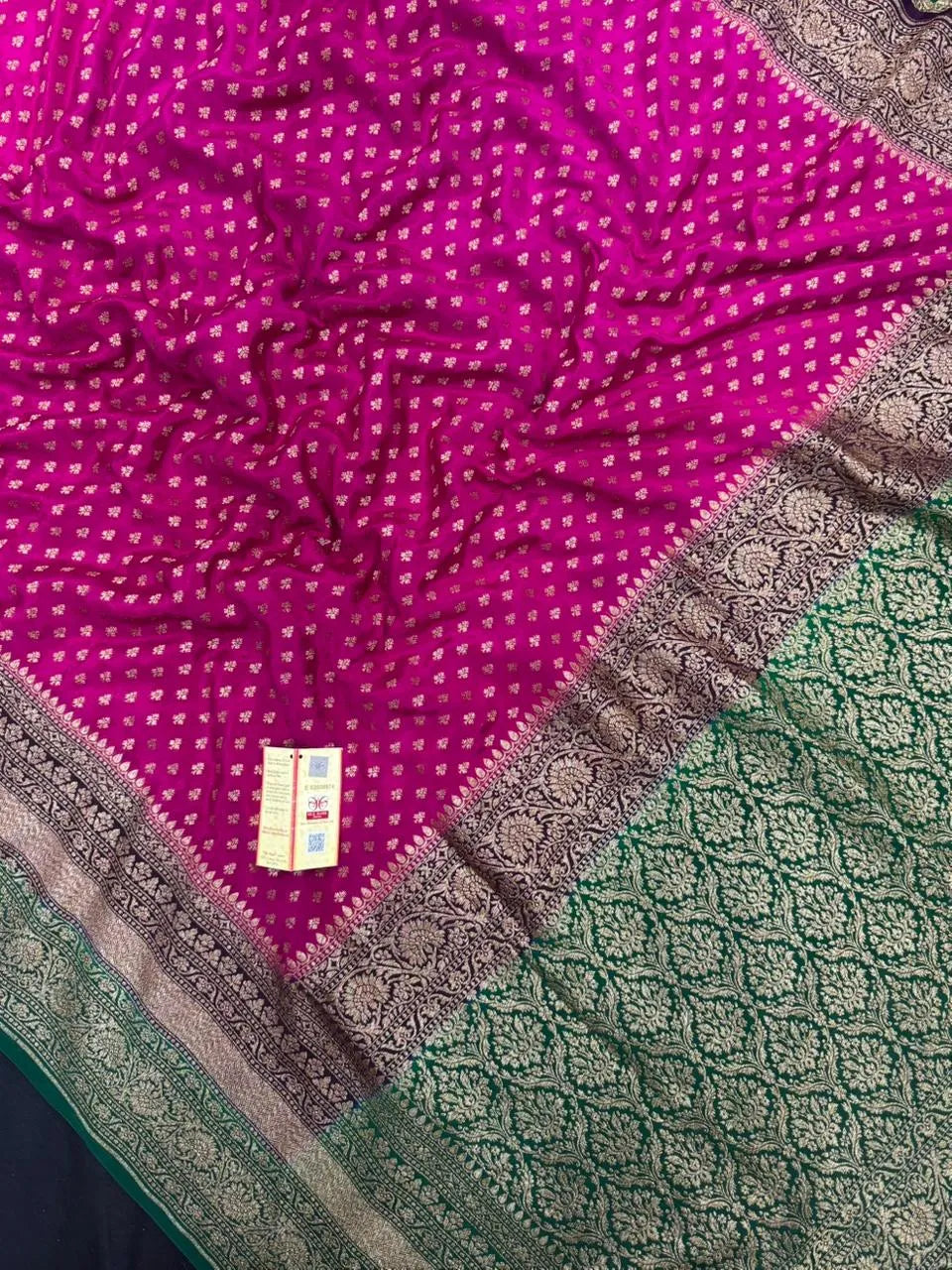 Pure Banarasi 3D Crepe Silk Saree 