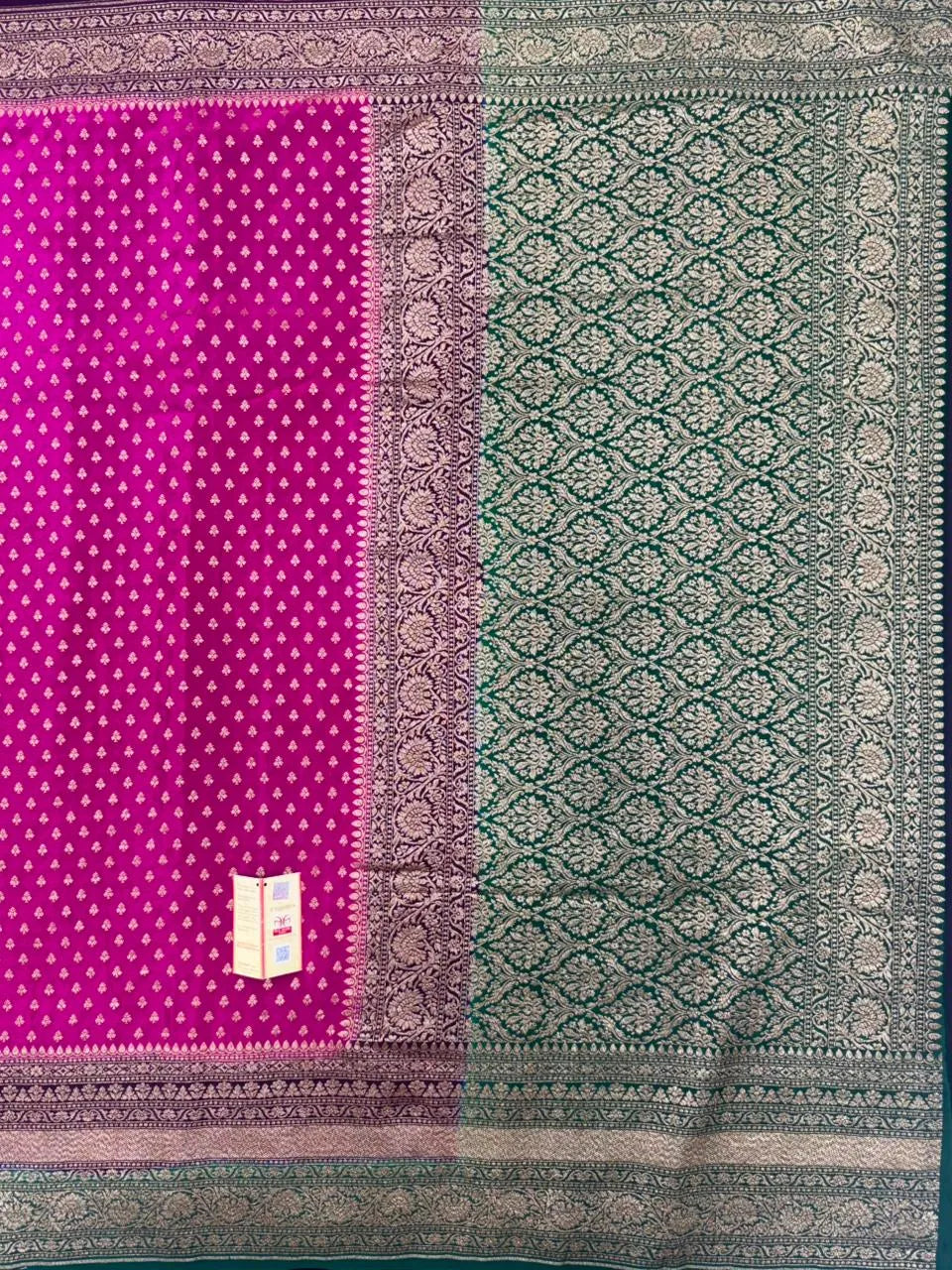 Pure Banarasi 3D Crepe Silk Saree 