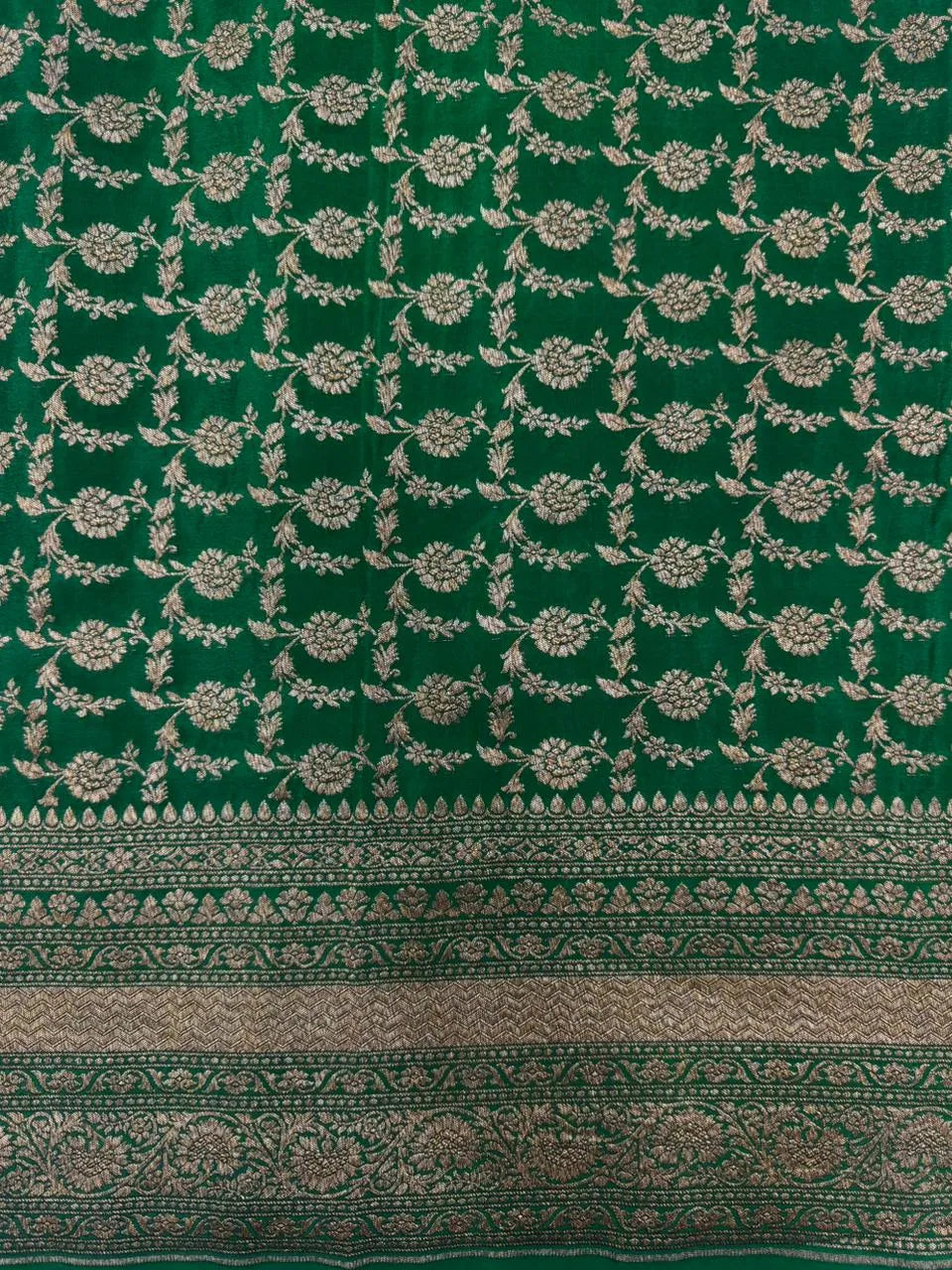 Pure Banarasi 3D Crepe Silk Saree 