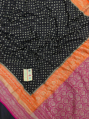 Pure Banarasi 3D Crepe Silk Saree 