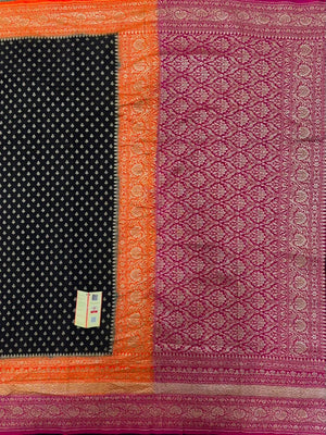 Pure Banarasi 3D Crepe Silk Saree 