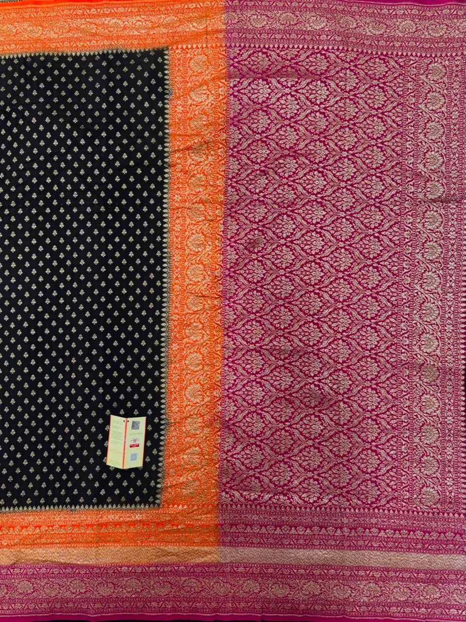 Pure Banarasi 3D Crepe Silk Saree 