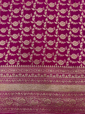 Pure Banarasi 3D Crepe Silk Saree 