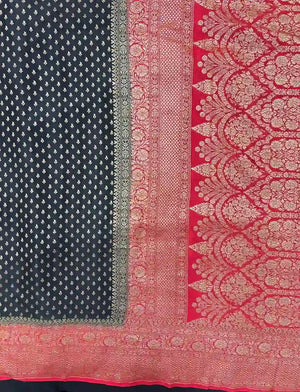 Timeless Pure  Banarasi Crepe Silk Saree