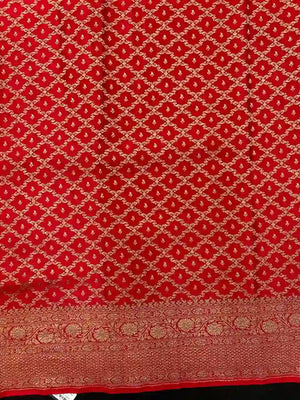 Timeless Pure  Banarasi Crepe Silk Saree