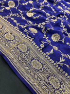 Pure Banarasi Crepe Saree