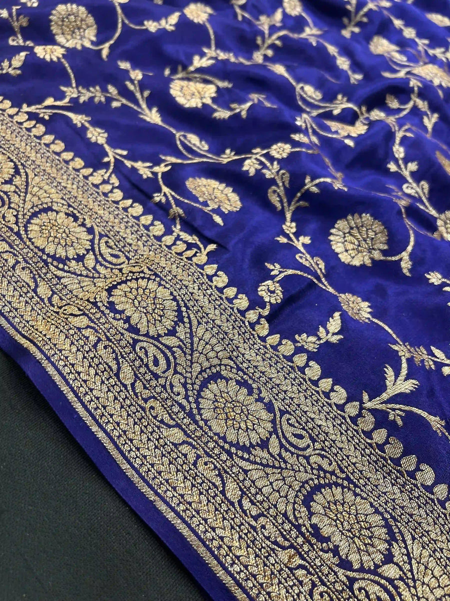 Pure Banarasi Crepe Saree