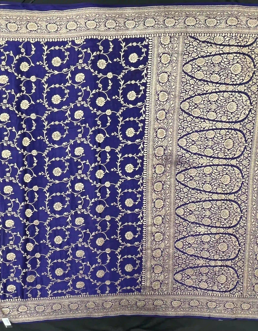Pure Banarasi Crepe Saree
